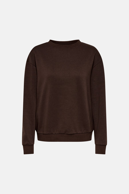 Sweater met ronde hals bruin - JDY