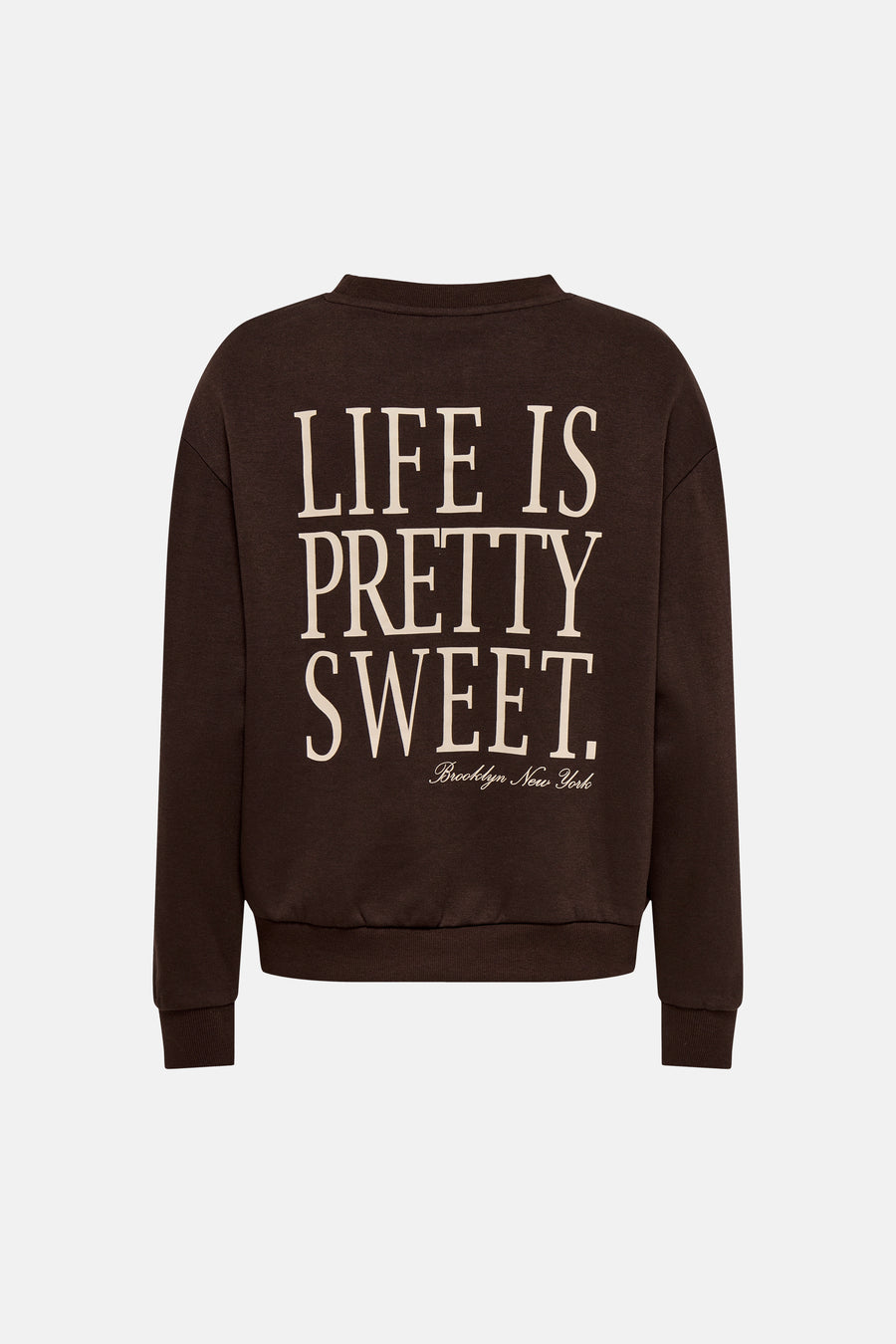 Sweater met ronde hals bruin - JDY