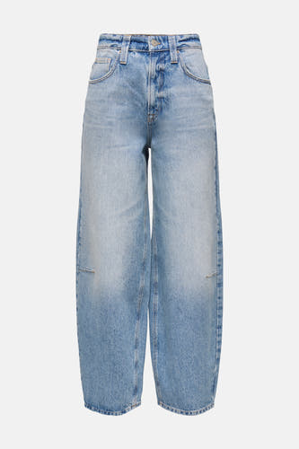 Jean en denim bleu clair ONLY, avec des jambes larges et des poches arrière.