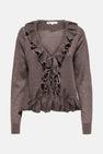 ONLLOUI LS FRILL CARDIGAN OX KNT