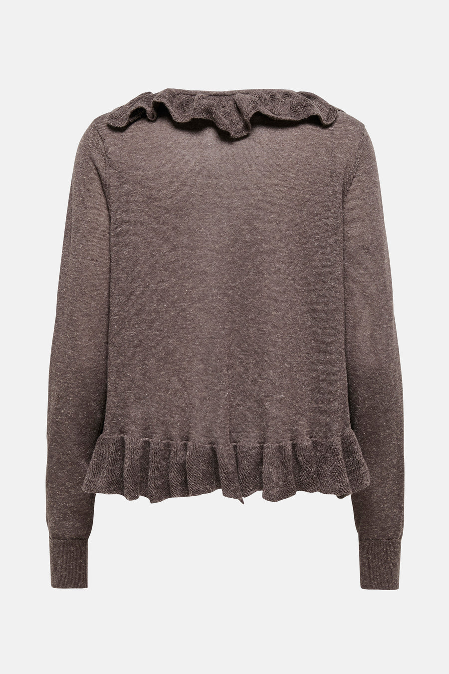 ONLLOUI LS FRILL CARDIGAN OX KNT
