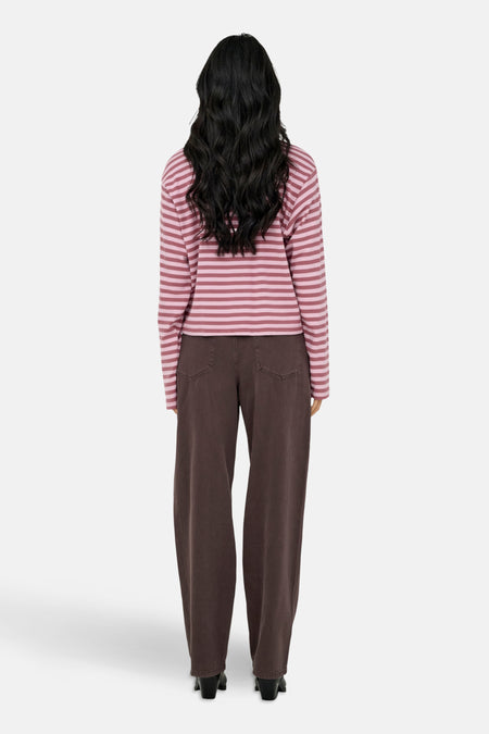 T-shirt met lange mouwen - roze