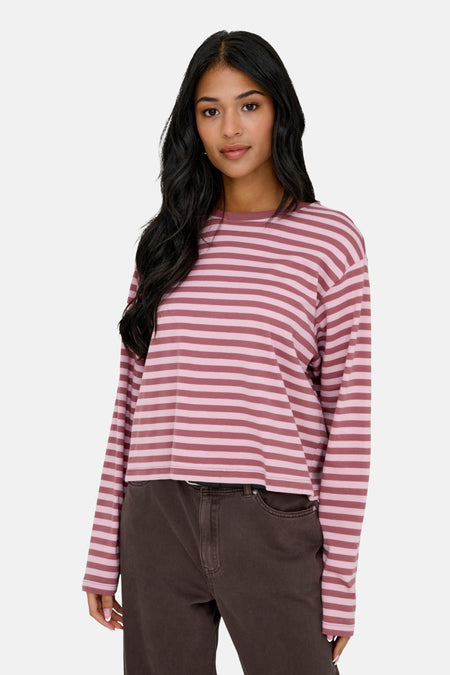 T-shirt met lange mouwen - roze