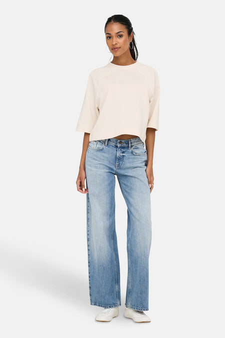 T-shirt met korte mouwen - ecru