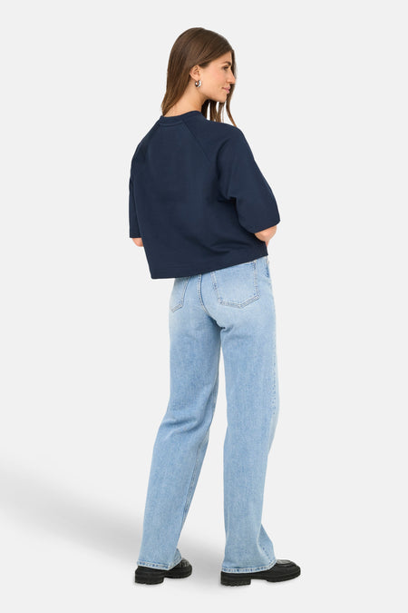 T-shirt met korte mouwen - blauw