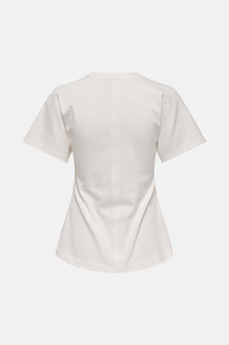 T-shirt blanc à manches courtes d'ONLY, version arrière.