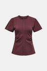 T-shirt met korte mouwen - Bordeaux