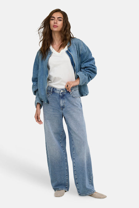 GIORGIA - mid blue denim