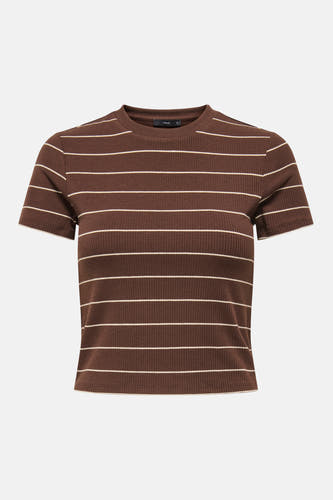 T-shirt à manches courtes - brun