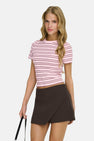 T-shirt met korte mouwen - roze
