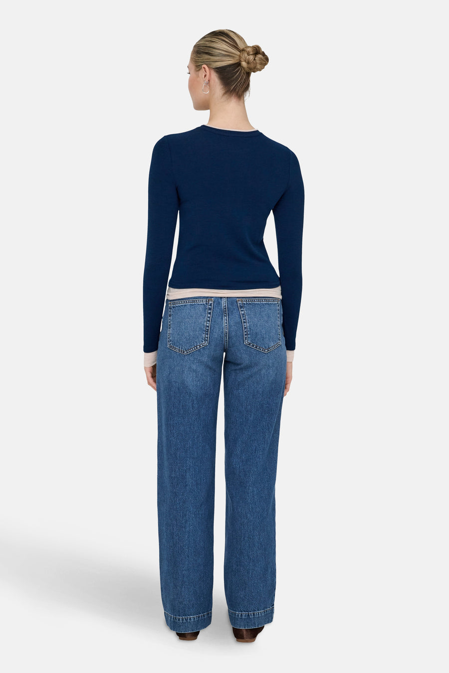 T-shirt met lange mouwen - blauw - ONLY® - 3