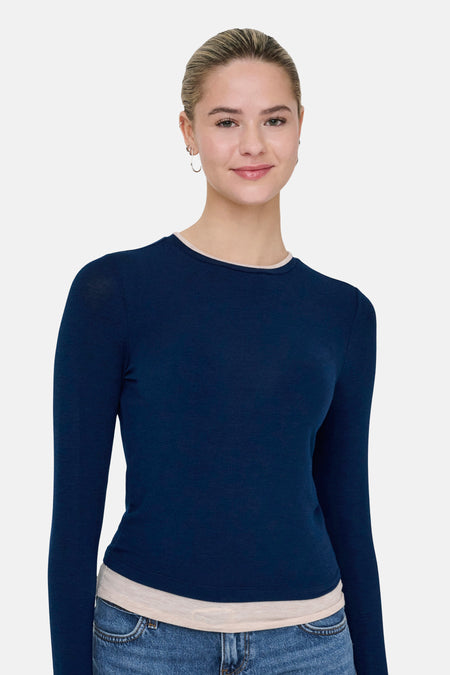 Top (lange mouwen) blauw - ONLY®