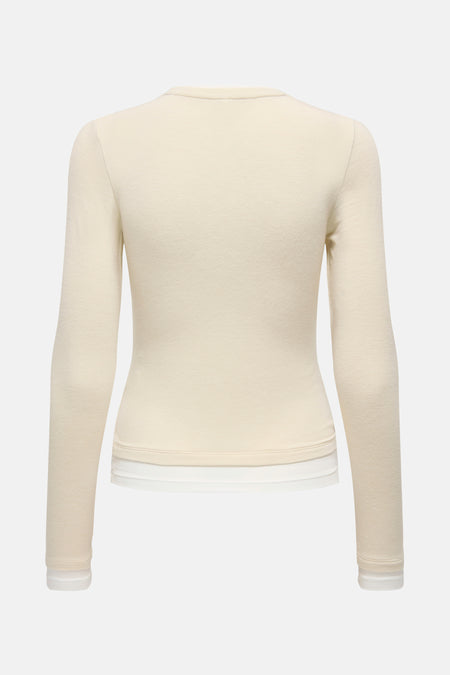 Top (lange mouwen) ecru - ONLY®