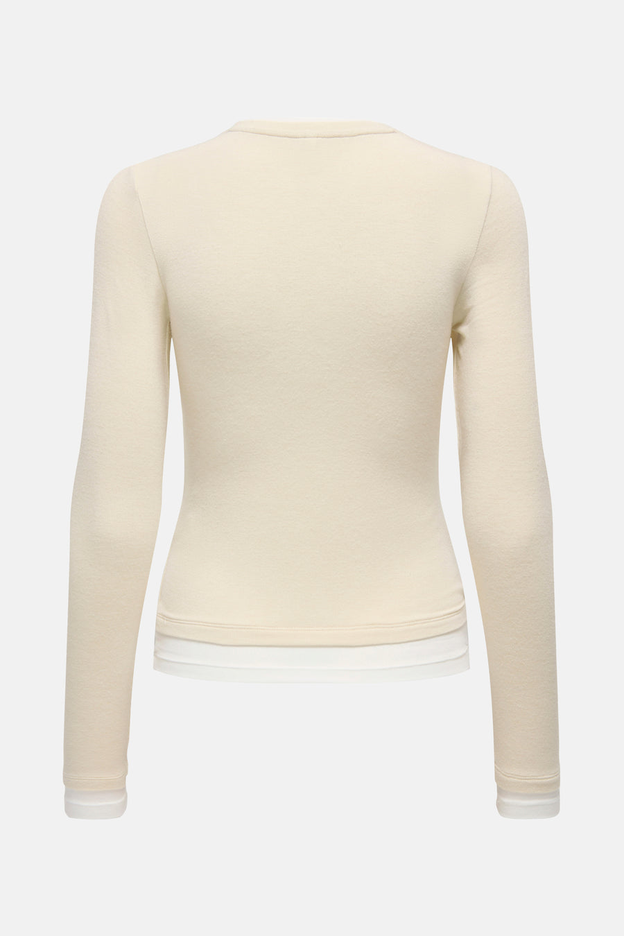 T-shirt met lange mouwen - ecru - ONLY® - 2