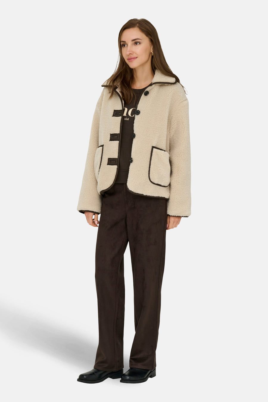 Korte jas beige - JDY