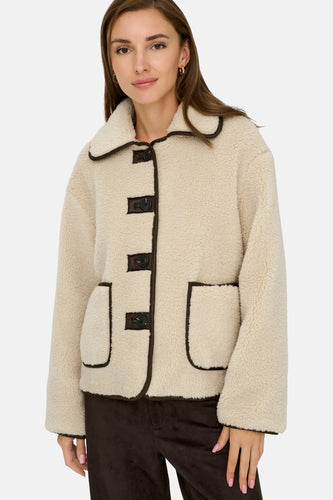 Korte jas beige - JDY