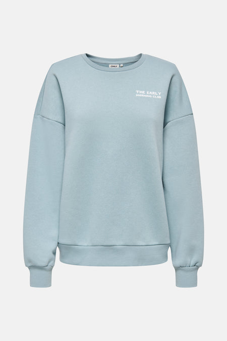 ONLZENJA L/S BOXY FLOCK PRINT CS SWT