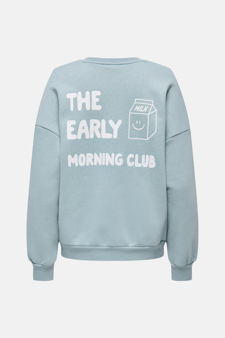 ONLZENJA L/S BOXY FLOCK PRINT CS SWT