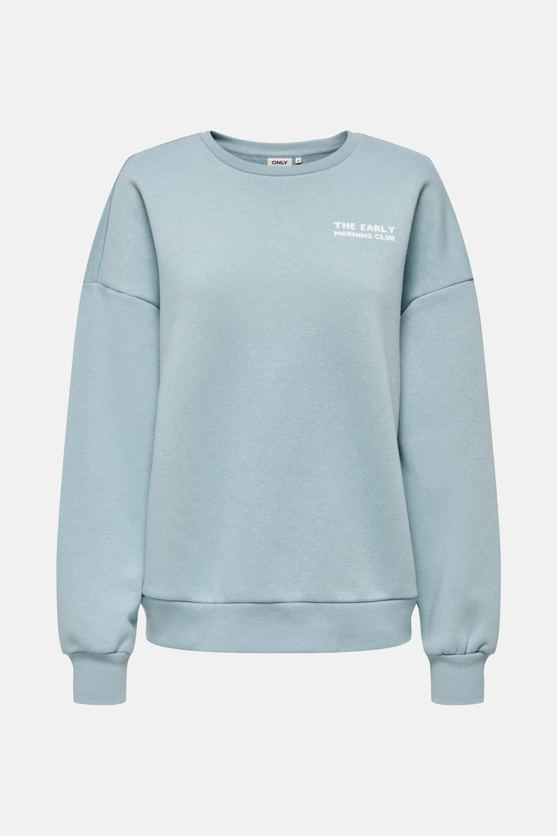 ONLZENJA L/S BOXY FLOCK PRINT CS SWT
