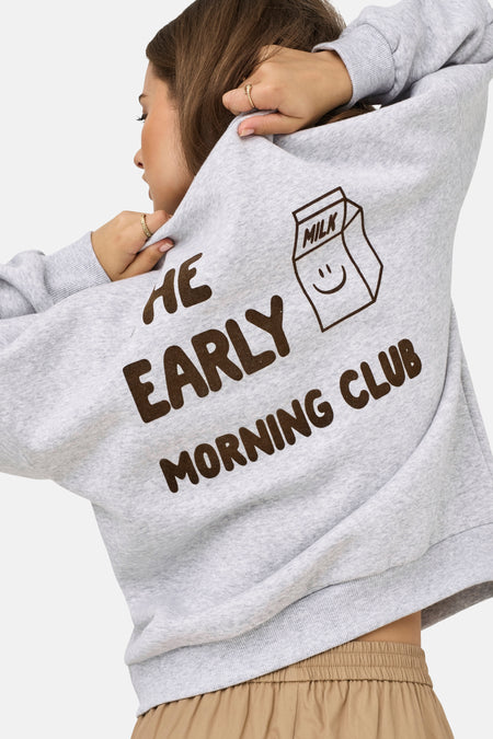 ONLZENJA L/S BOXY FLOCK PRINT CS SWT