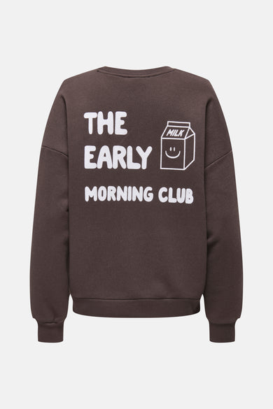 ONLZENJA L/S BOXY FLOCK PRINT CS SWT