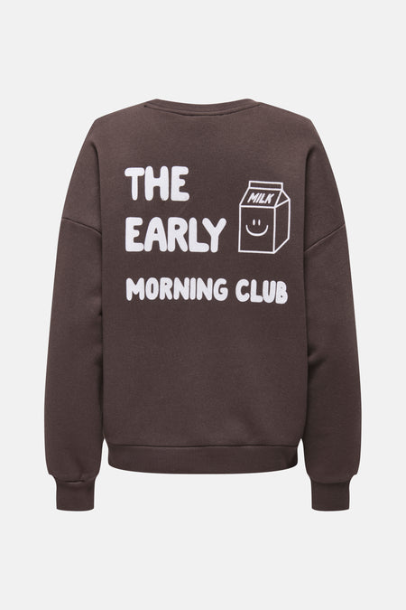 ONLZENJA L/S BOXY FLOCK PRINT CS SWT