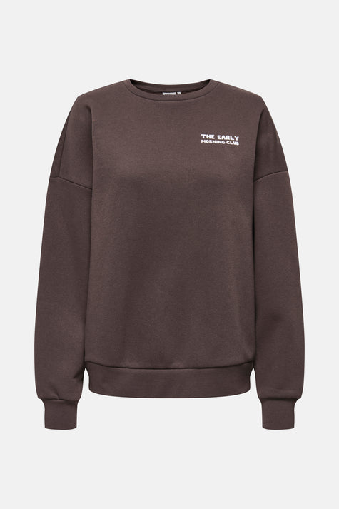 Sweater met ronde hals Bruin - ONLY®
