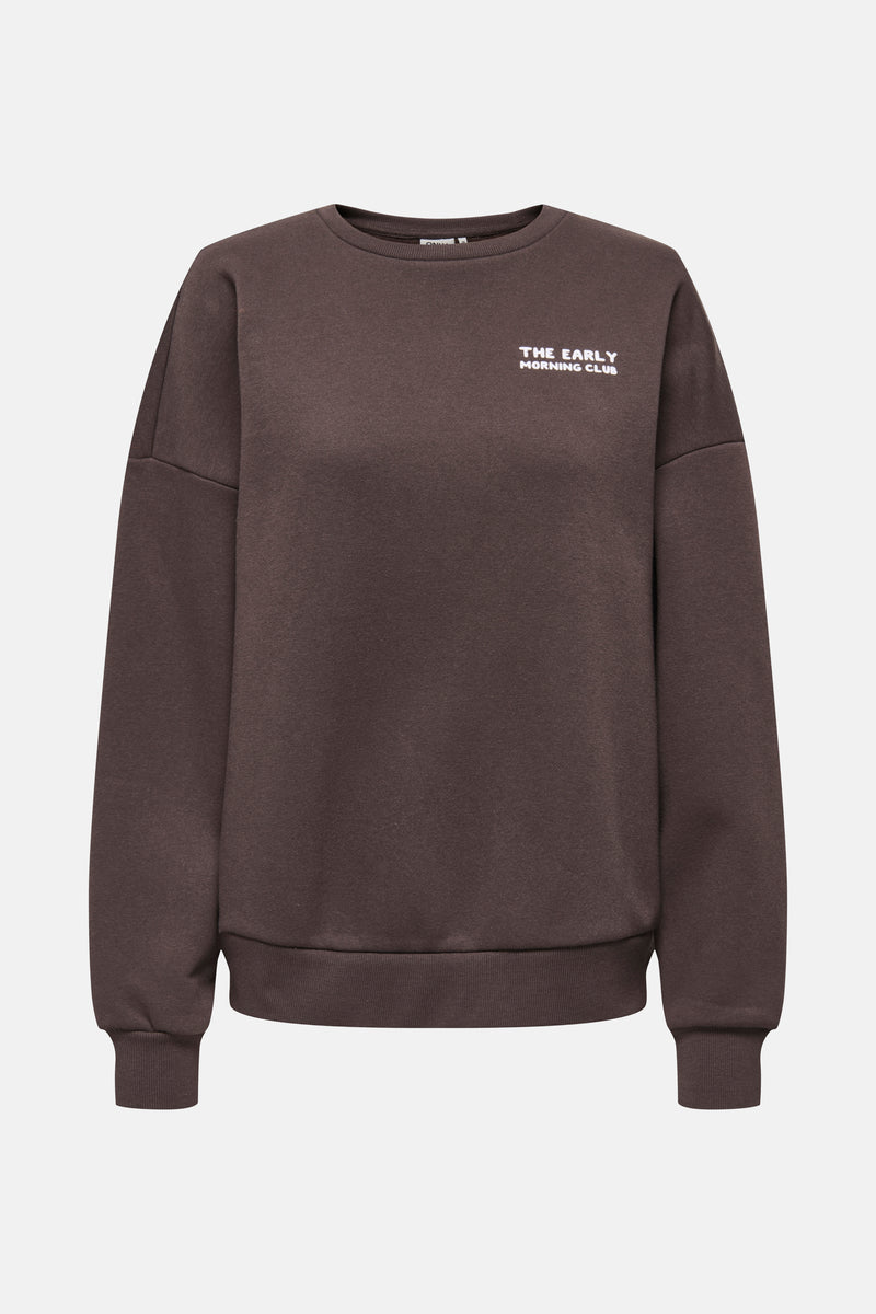 ONLZENJA L/S BOXY FLOCK PRINT CS SWT