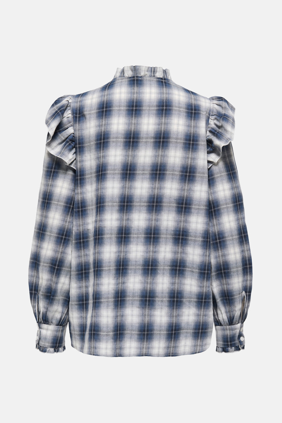 Blouse met lange mouwen - blauw