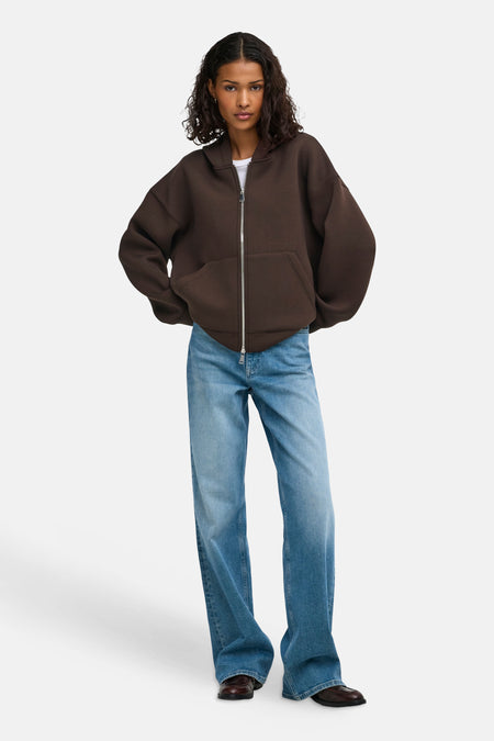 Sweater met kap - Coffee Bean