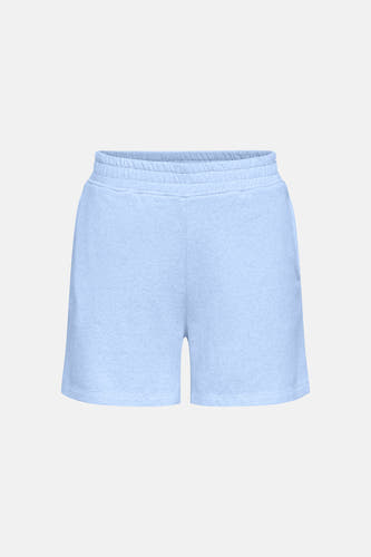 Blauwe short van JDY, met een elastische tailleband en een zachte textuur.
