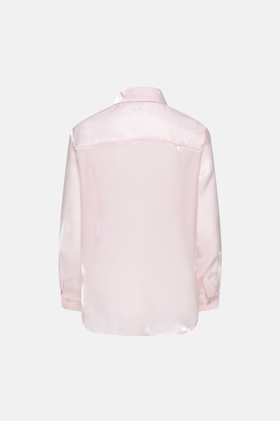 Chemise rose à manches longues de ONLY, vue de dos.