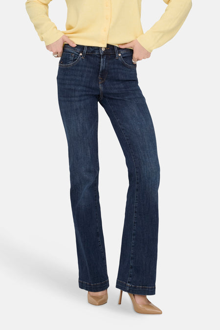 POWER FLARED - Dark Blue Denim