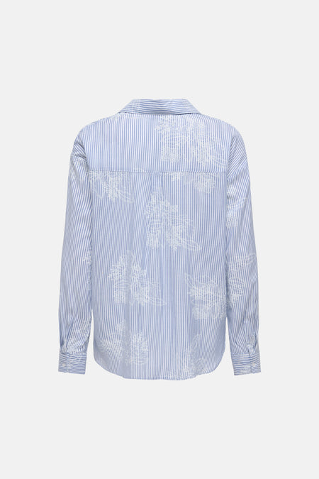 Hemd met lange mouwen - blauw