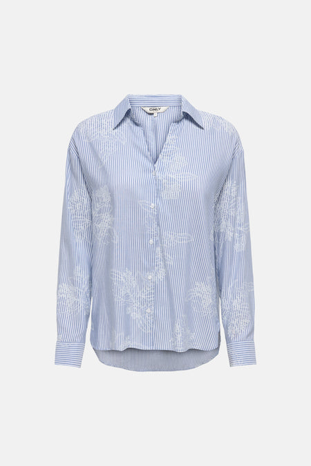 Hemd met lange mouwen - blauw