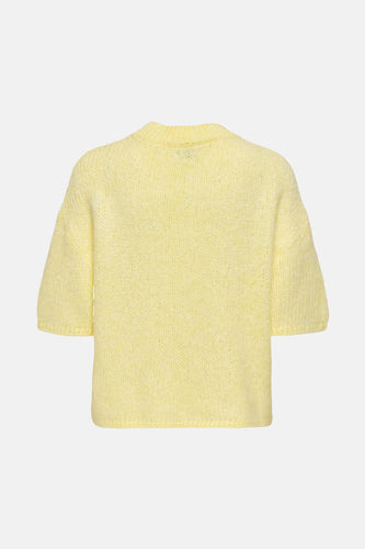 Pull met ronde hals - geel - JDY