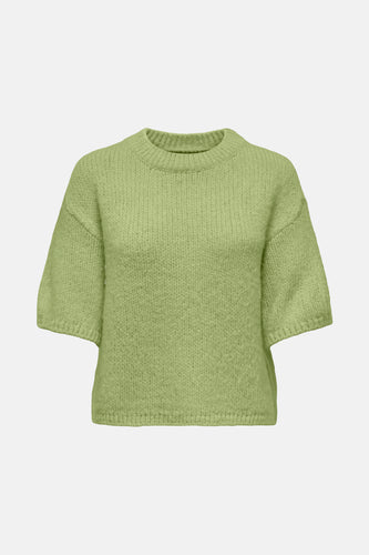 Pull met ronde hals - groen