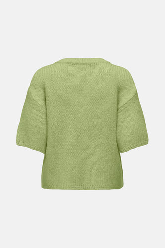 Pull met ronde hals - groen