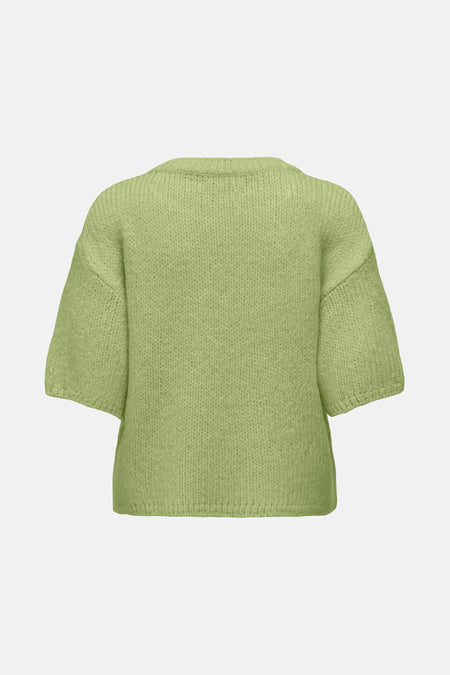 Pull met ronde hals - groen