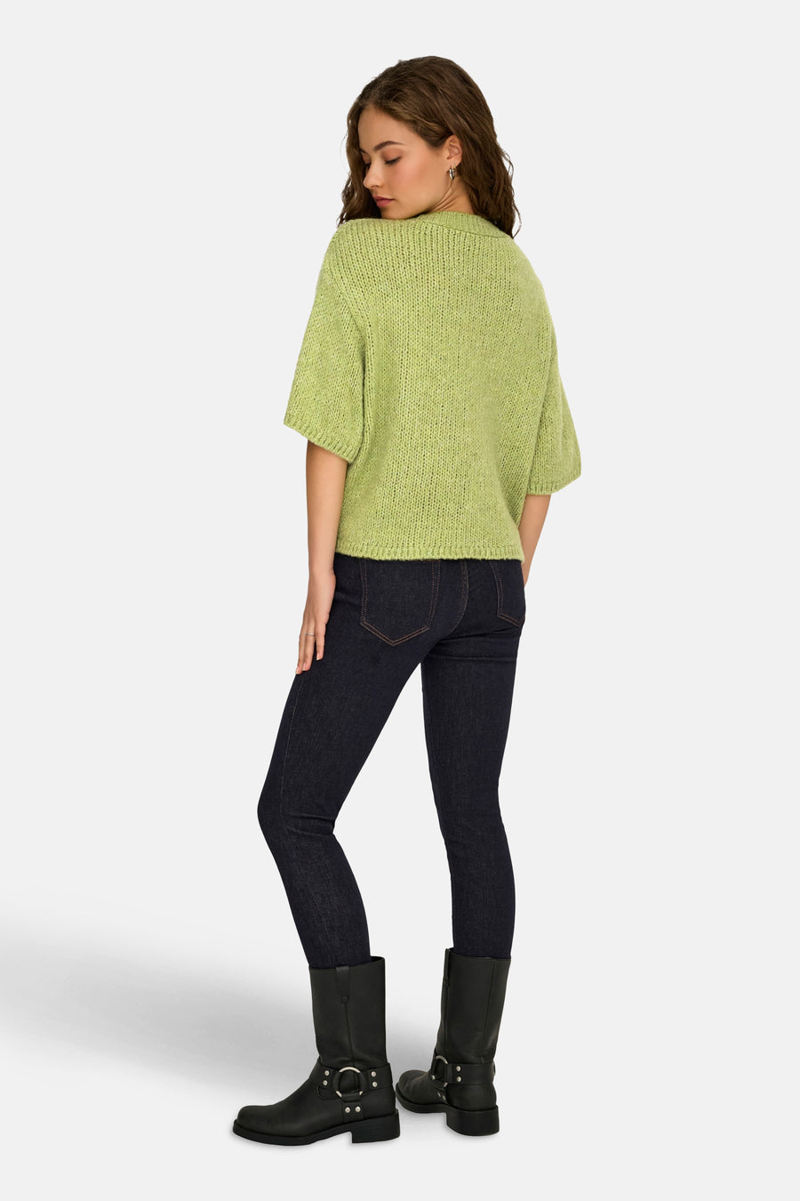 Pull met ronde hals - groen - JDY