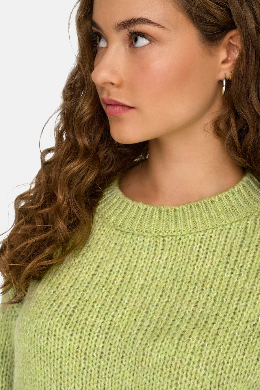 Pull met ronde hals - groen - JDY
