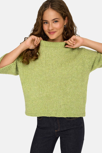 Pull met ronde hals - groen - JDY
