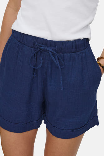 Short - dark blue denim