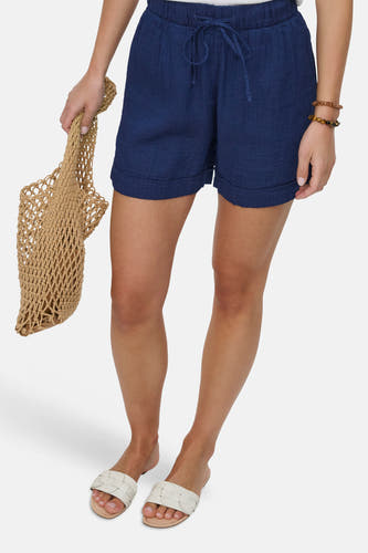 Short - dark blue denim