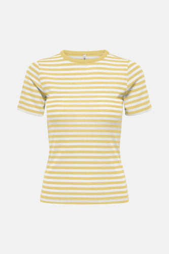 T-shirt met korte mouwen - geel