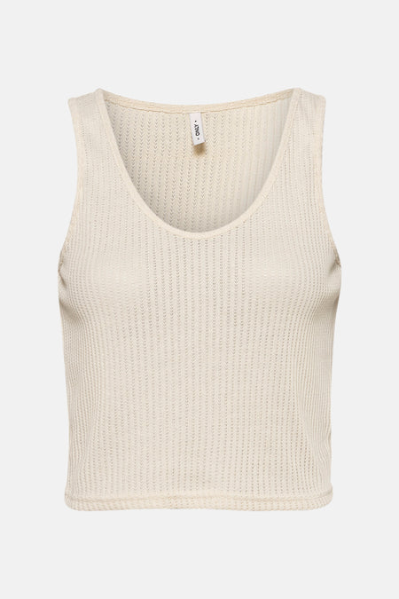 Top (zonder mouwen) Ecru - ONLY®