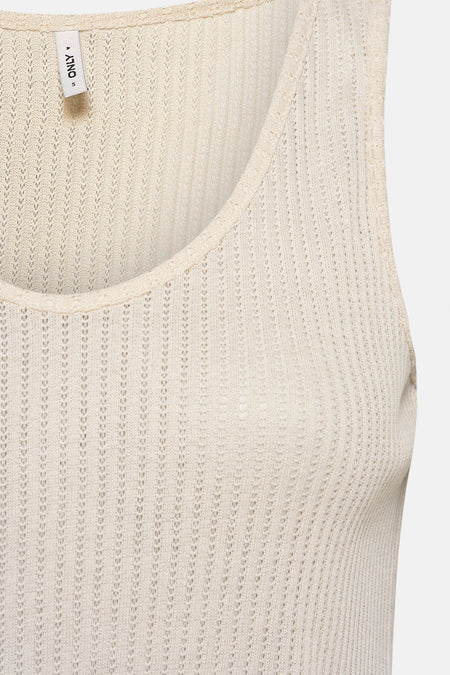 Top (zonder mouwen) Ecru - ONLY®