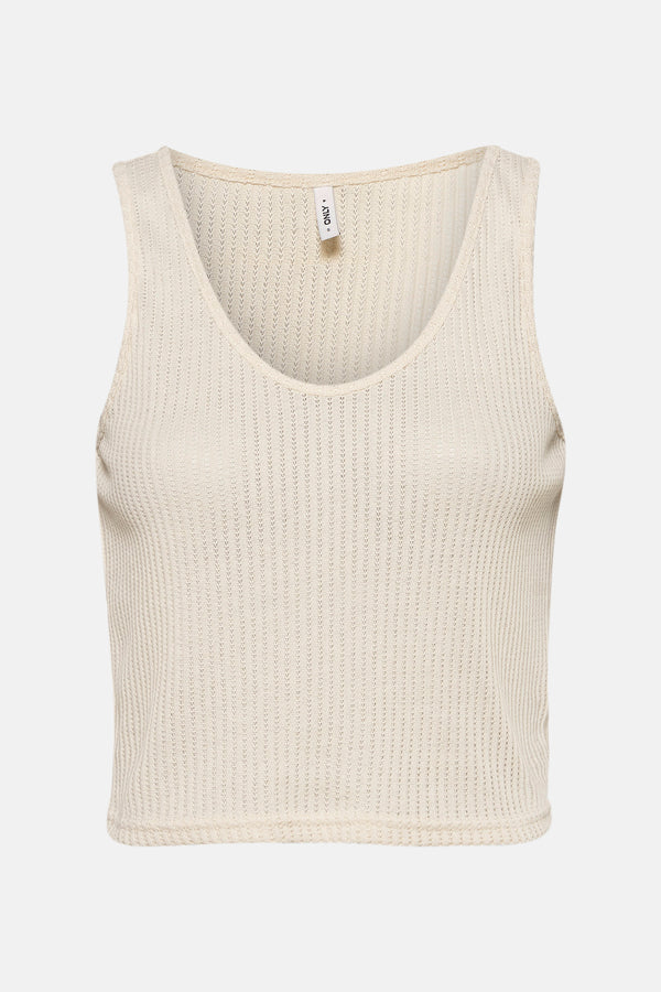 Top (zonder mouwen) Ecru - ONLY®