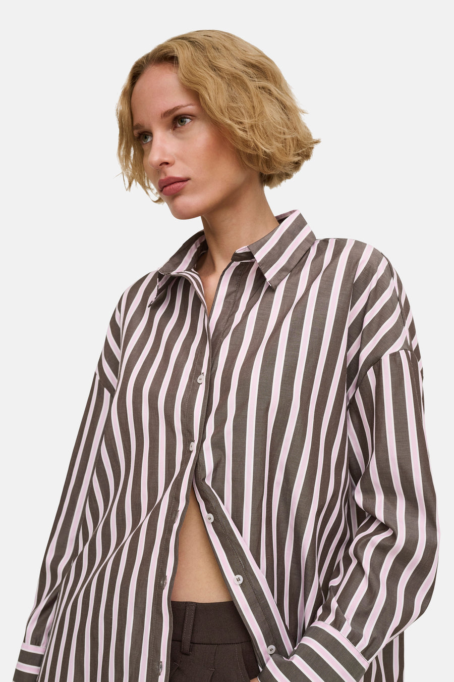 Chemise à manches longues - Coffee Bean