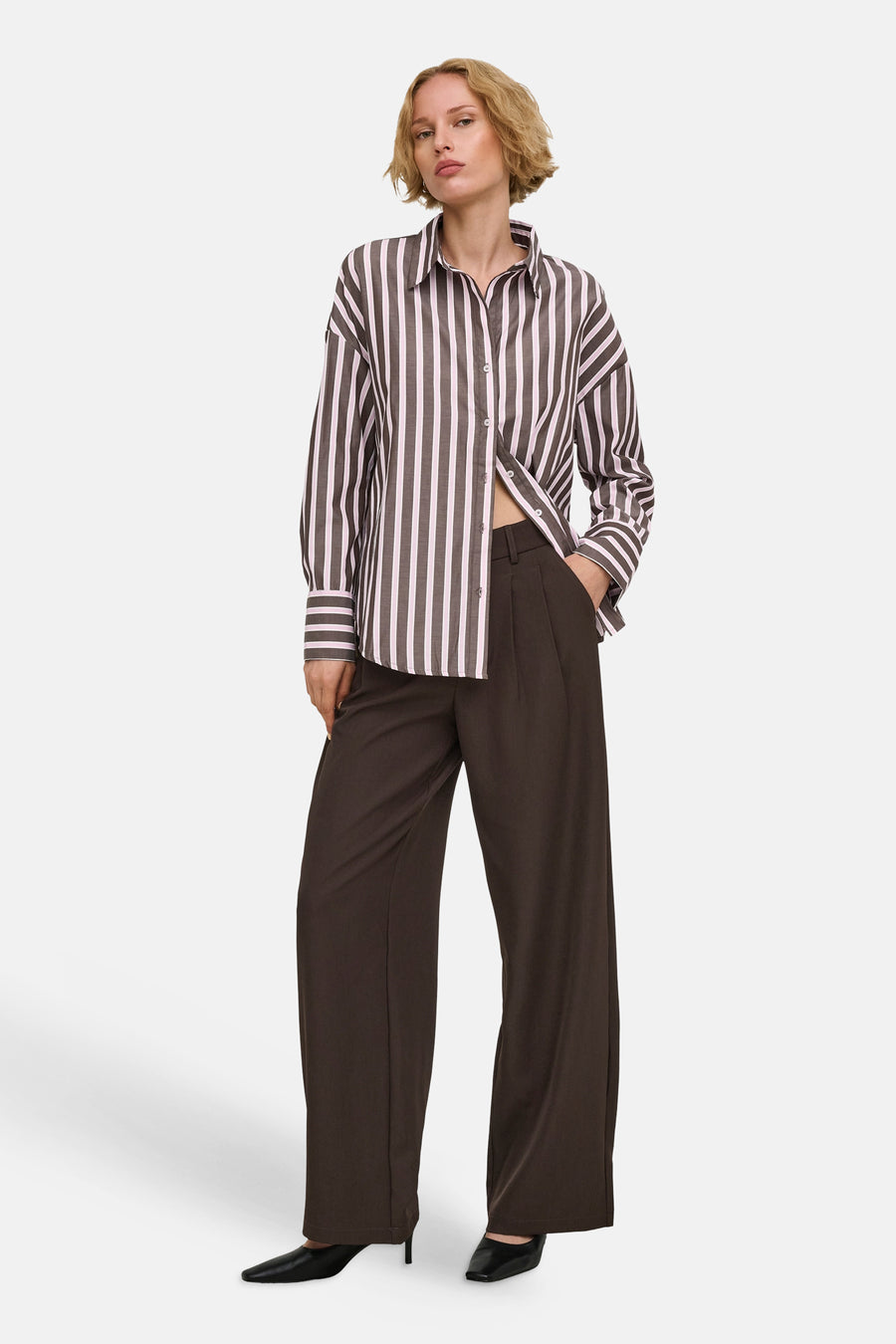 Chemise à manches longues - Coffee Bean
